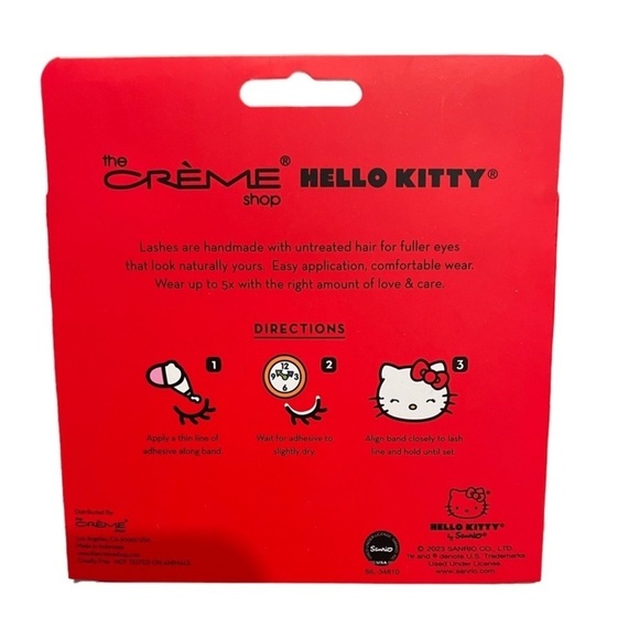 Bundle The Creme Shop Hello Kitty Limited Edition
100% Handcrafted Lashes - Picture 4 of 4